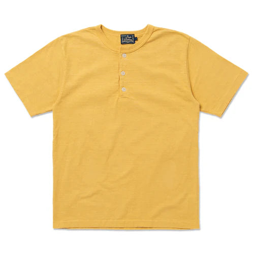 STUDIO D'ARTISAN 石川台吊編み天竺ヘンリーネックTシャツ【8205】