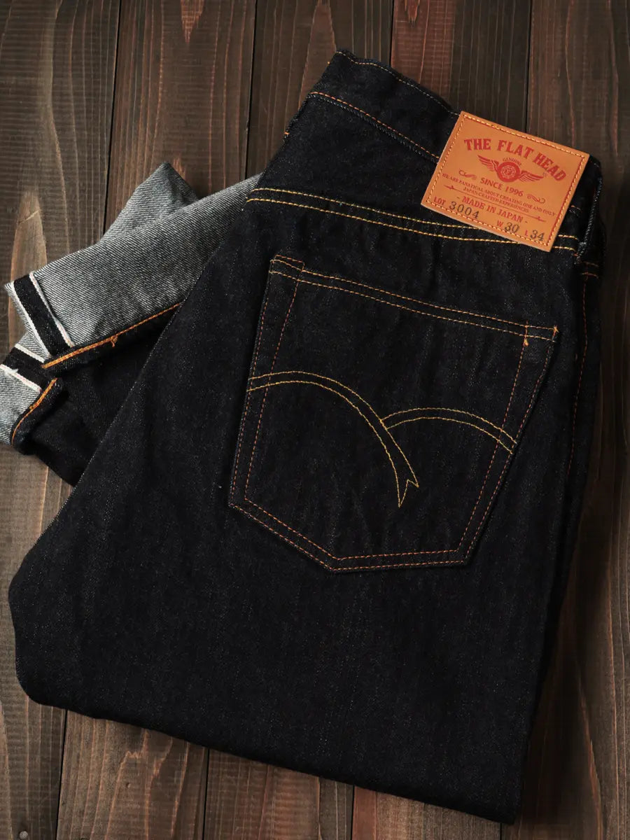 14.5oz ワイドストレート ジーンズ FN-3004