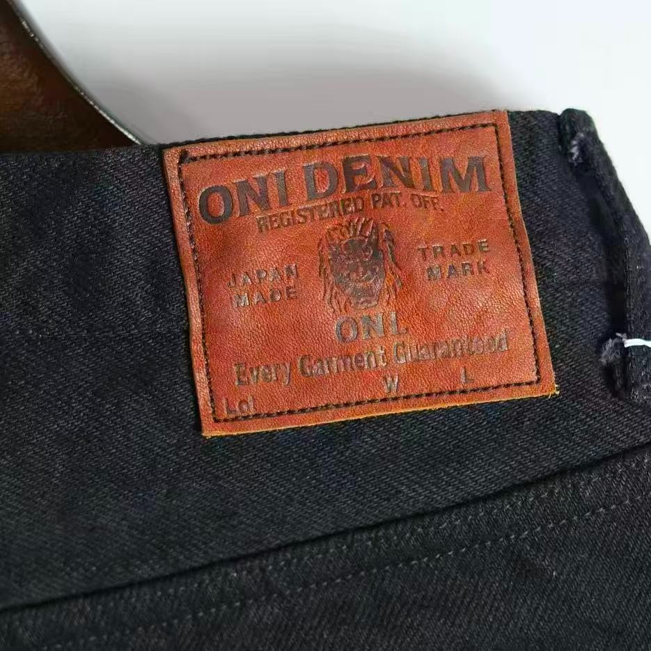 鬼デニム ONI DENIM 20ozシークレットブラックデニム 【288ZR-BKBK】