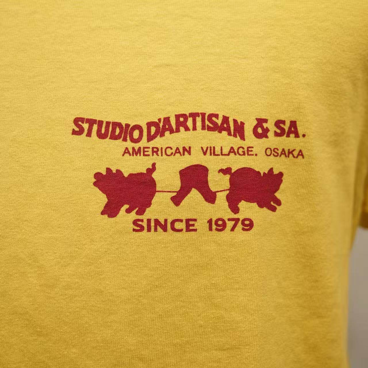 STUDIO D'ARTISAN - USAコットン定番プリントTシャツ【8235】