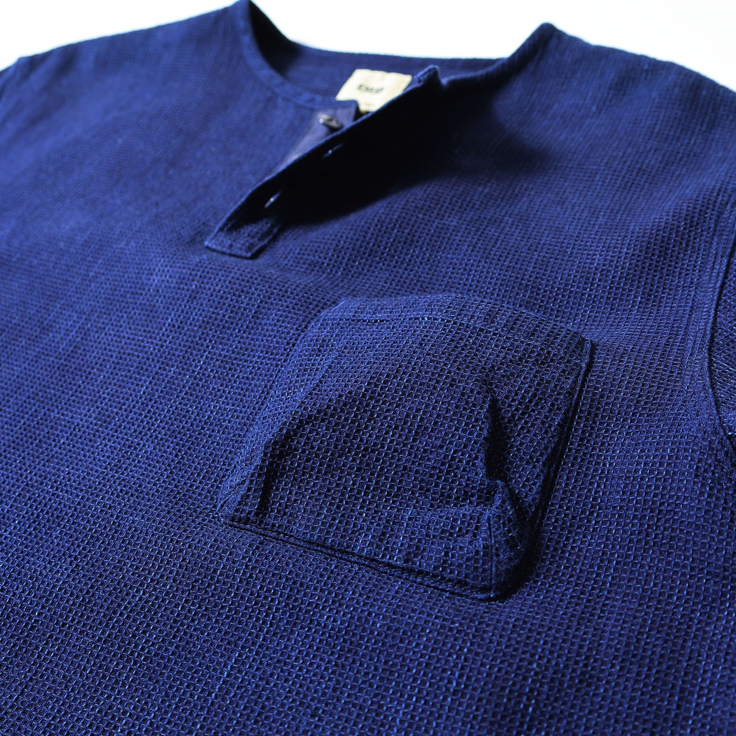 F3493 INDIGO WAFFLE-T