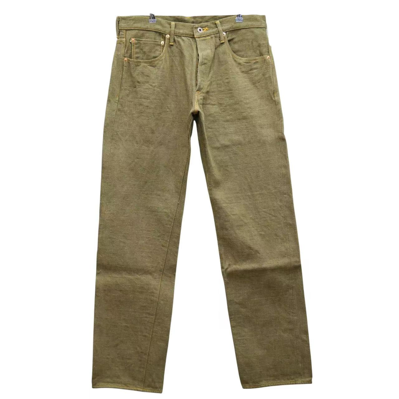 鬼デニム ONI DENIM【ONI-270OLD-18】 18ozオリーブデニム　