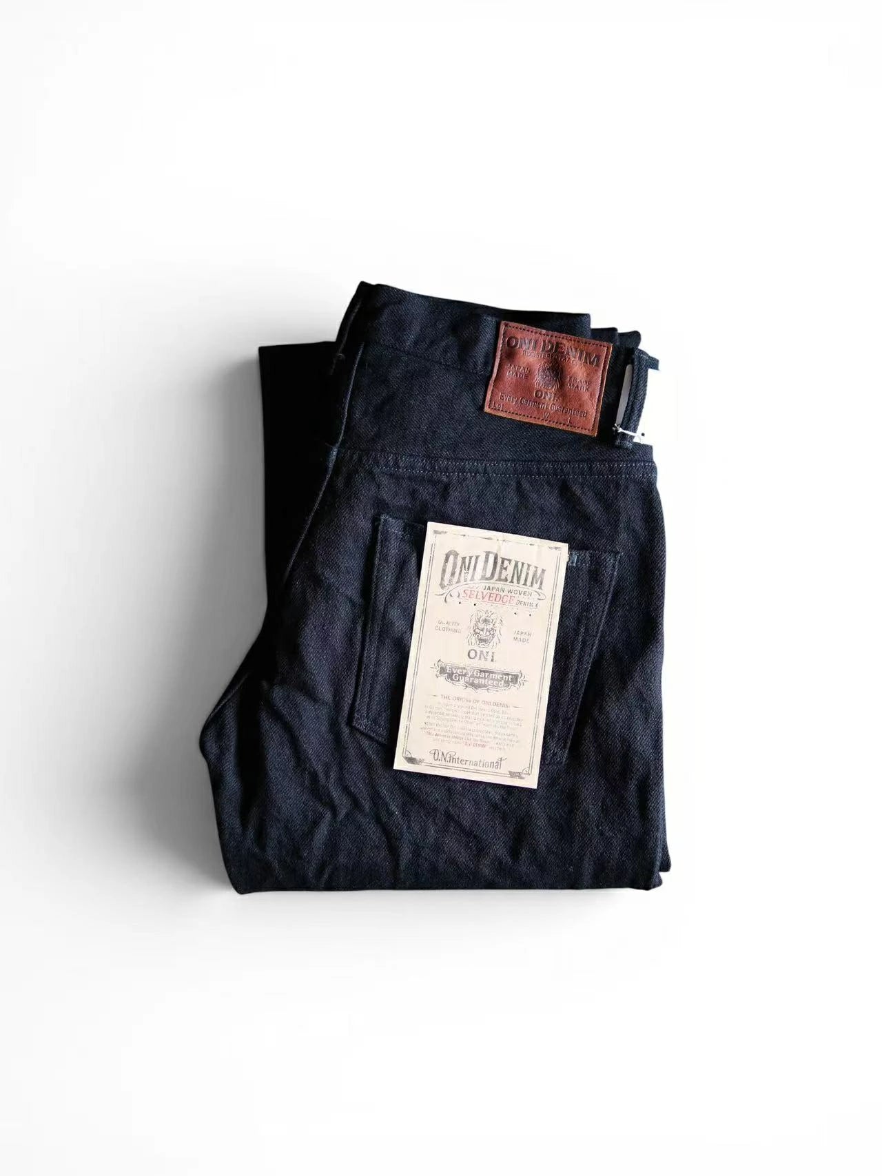 鬼デニム ONI DENIM  20ozシークレットブラックデニム 【288ZR-BKBK】