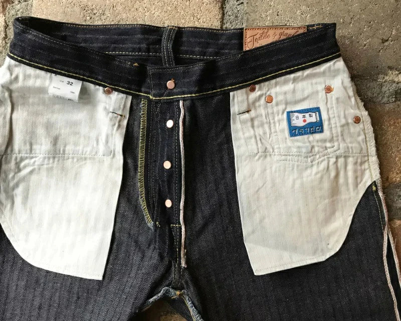 GRAPHZERO グラフゼロ 岡山ブランド 　針抜きストレートジーンズ OW【GZ-16ST-01】 16oz