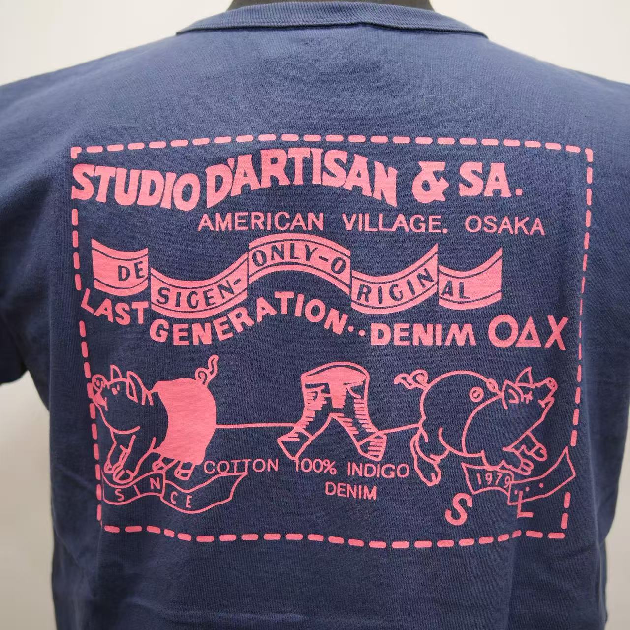 STUDIO D'ARTISAN - USAコットン定番プリントTシャツ【8235】