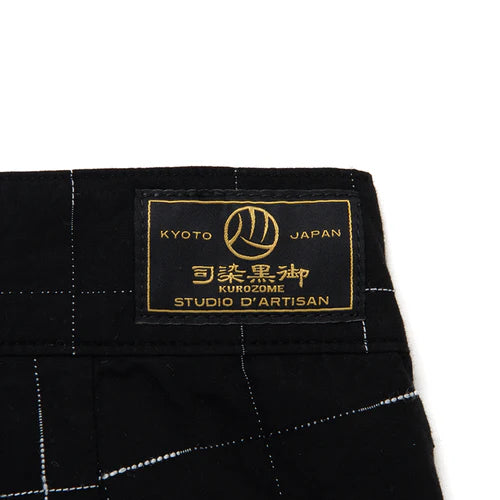 STUDIO D'ARTISAN  京黒紋付染絣ショートパンツ【1900】