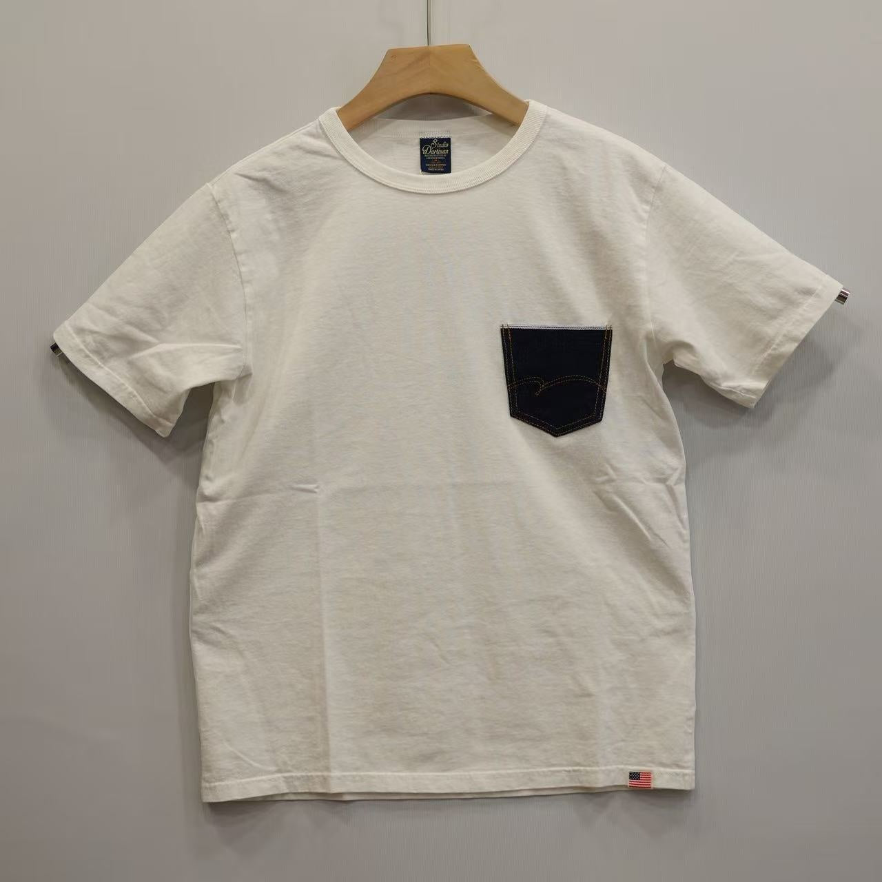 STUDIO D'ARTISAN　デニムポケットTシャツ【8214B】
