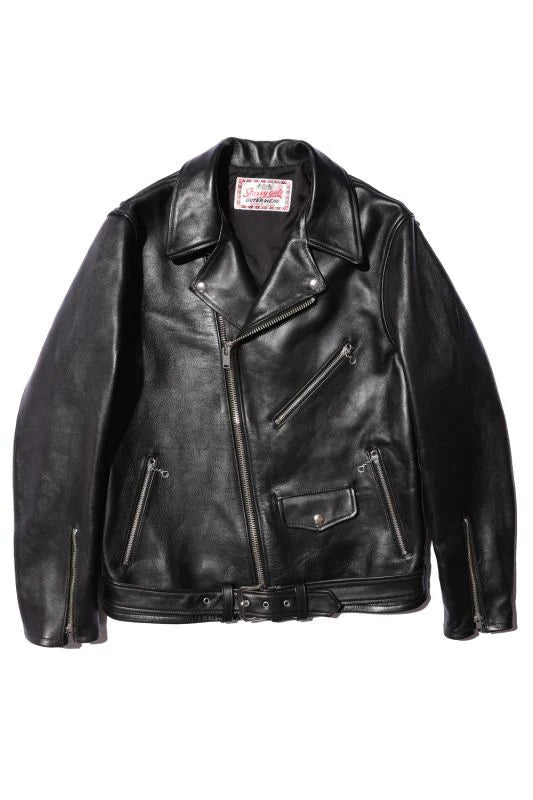 JELADO - Rebel Jacket Horse Hide Semi Aniline Finish Black【SG71428】