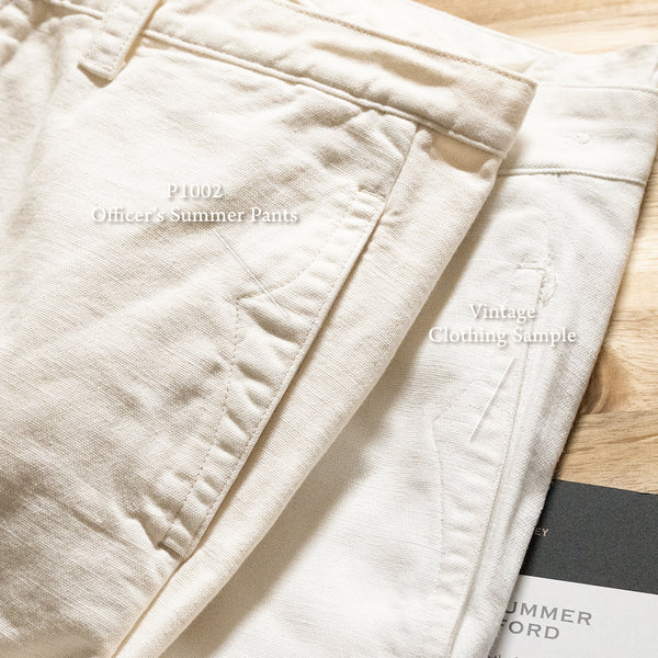 PREQUEL   P1002 Officer's Summer Pants 　オフィサー サマーパンツ