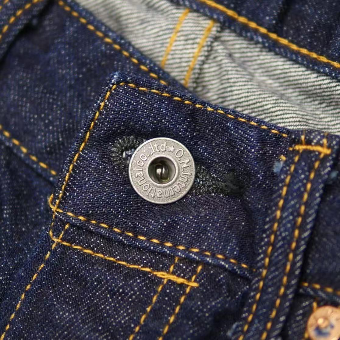 【レディース用】鬼デニム ONI DENIM １２ｏｚセルビッジデニム　ワイドストレート【L722-12Bwash】