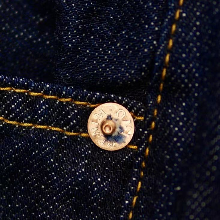 【レディース用】鬼デニム ONI DENIM １２ｏｚセルビッジデニム　ワイドストレート【L722-12Bwash】