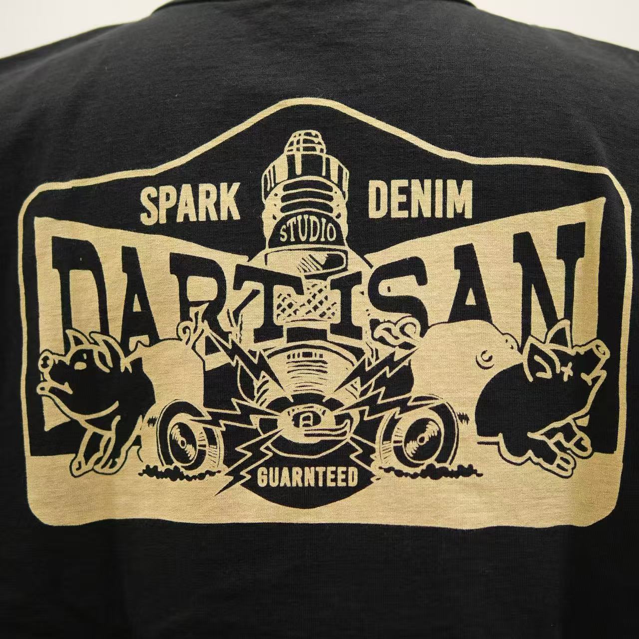 STUDIO D'ARTISAN  吊り編み 4本針フラットシーマ仕様 Tシャツ【8231A】