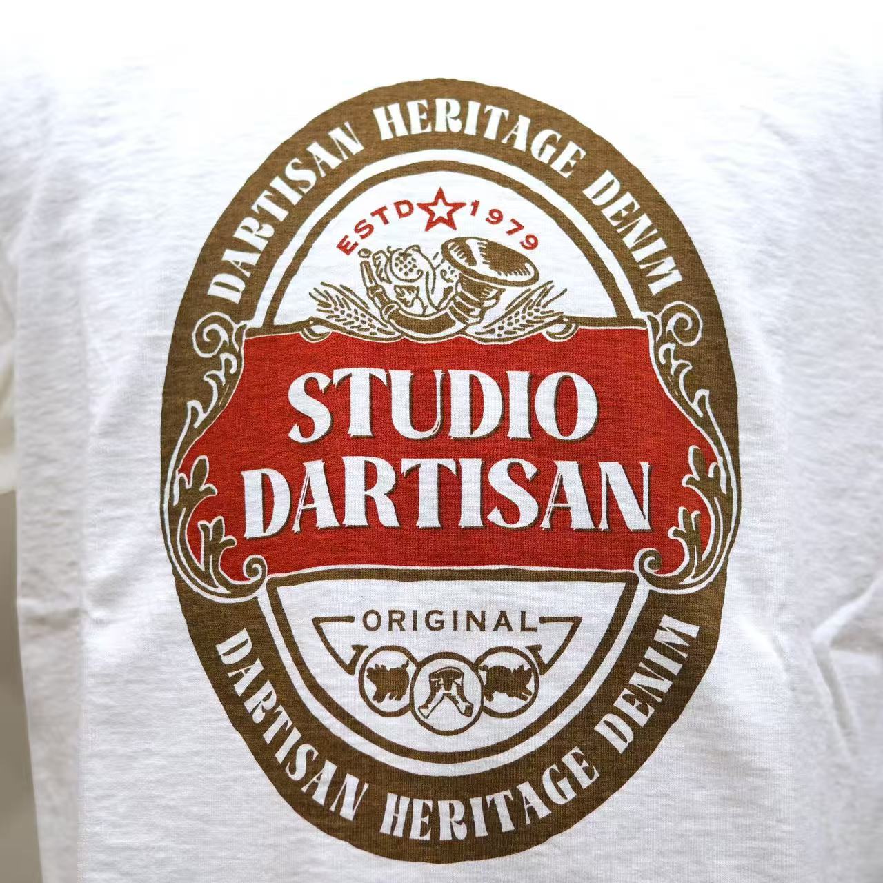 STUDIO D'ARTISAN  吊り編みプリントTシャツ【8179B】