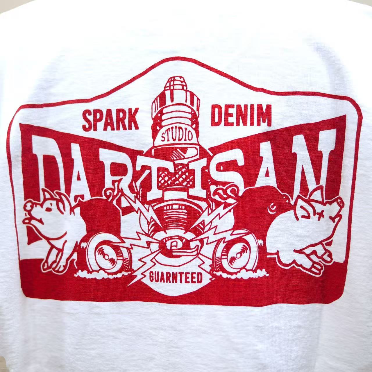 STUDIO D'ARTISAN  吊り編み 4本針フラットシーマ仕様 Tシャツ【8231A】