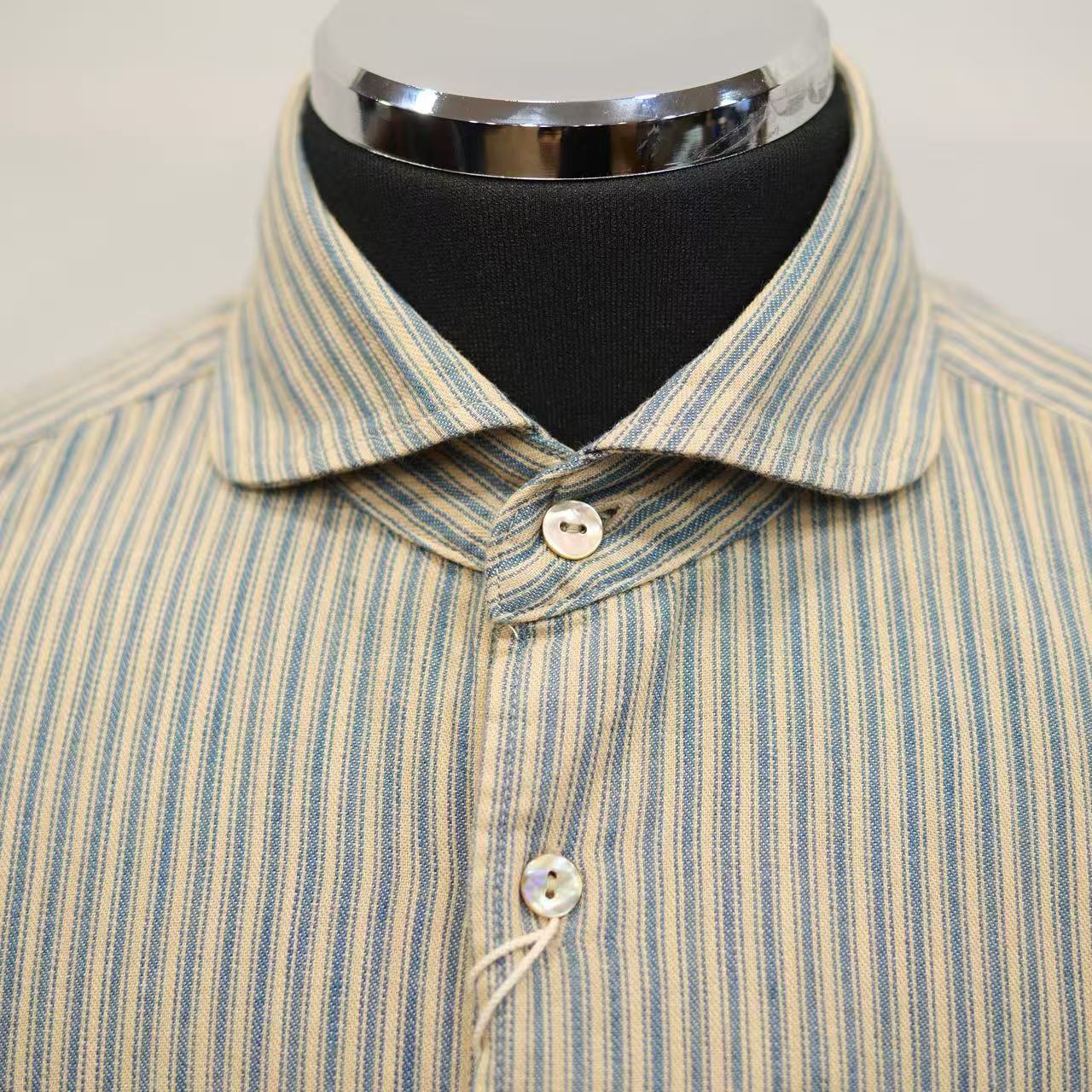 STUDIO D'ARTISAN　ORGUEIL Windsor CollarShort SleeveShirt【OR-5002BS】