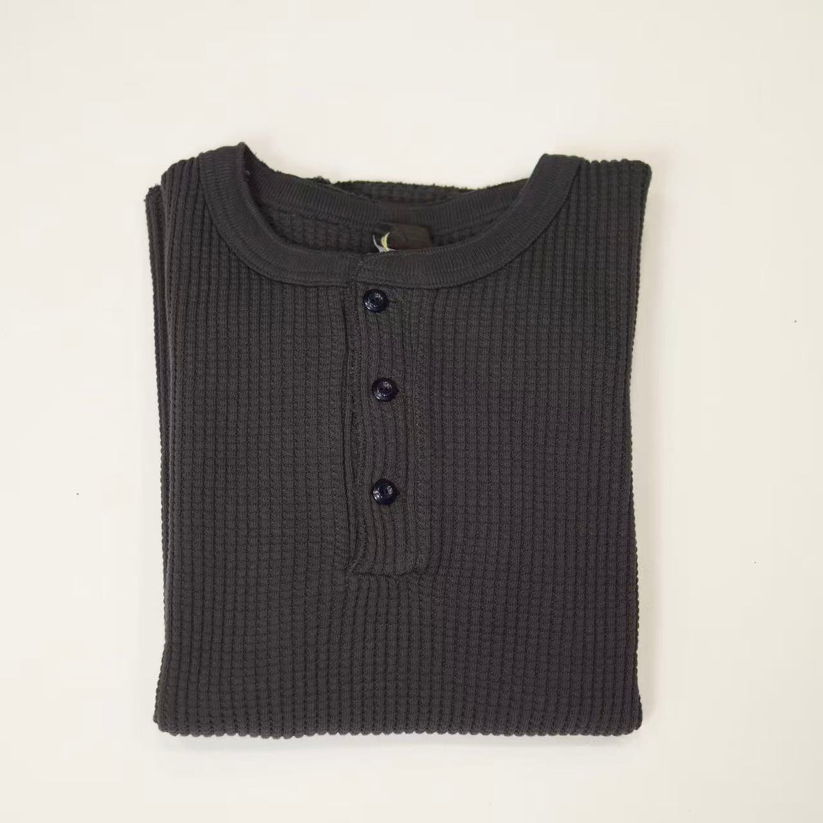 UES ビッグワッフル ヘンリーネックＴシャツ  66BW