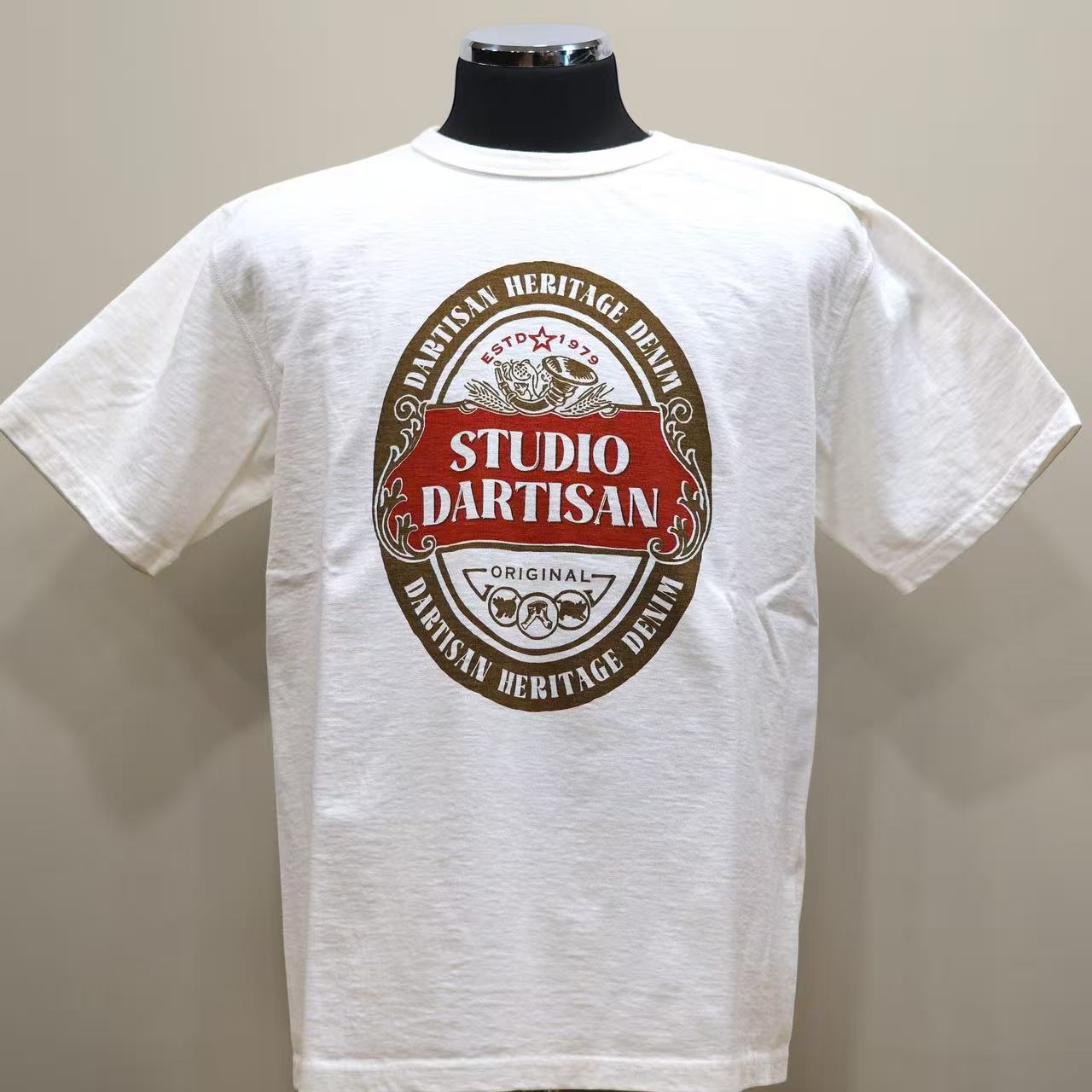 STUDIO D'ARTISAN  吊り編みプリントTシャツ【8179B】