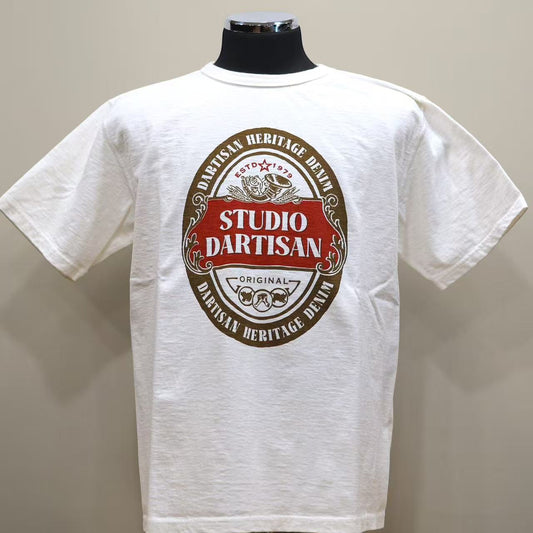 STUDIO D'ARTISAN  吊り編みプリントTシャツ【8179B】