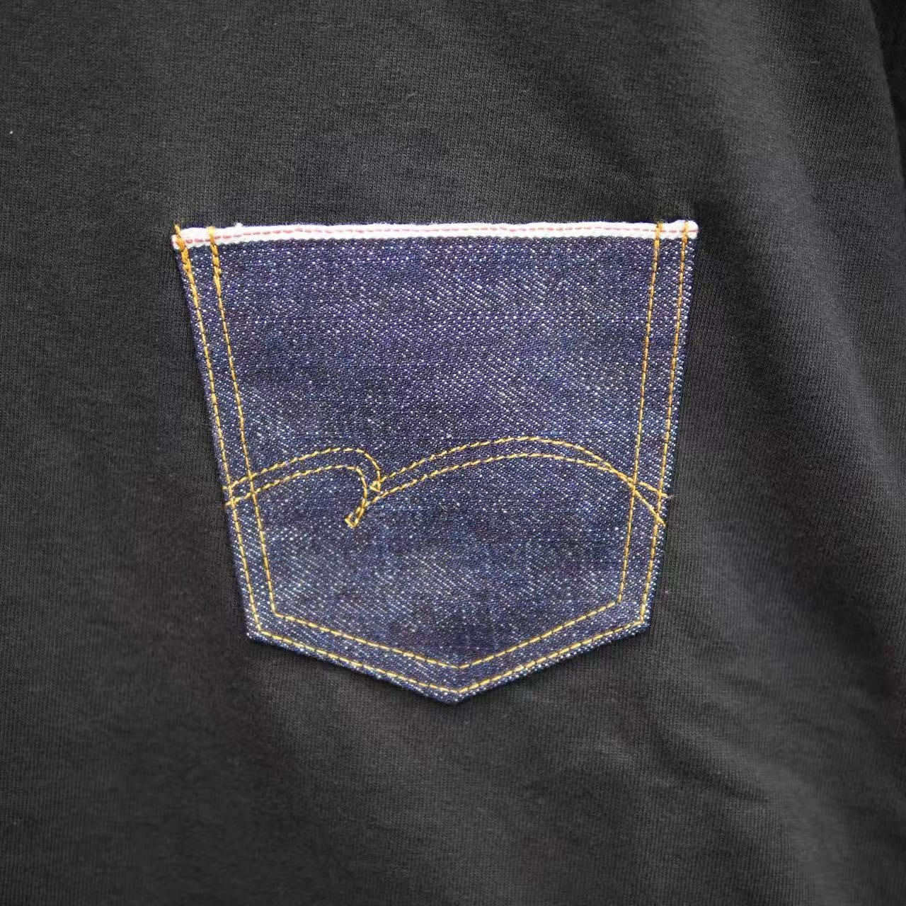 STUDIO D'ARTISAN　デニムポケットTシャツ【8214B】