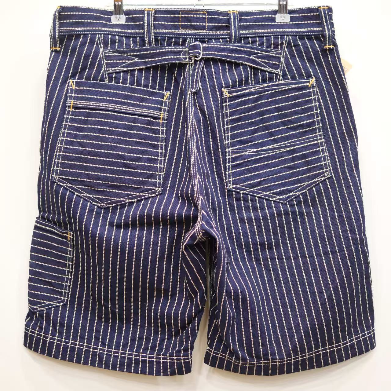 EIGHT-G(エイトジー) 11oz WABASH STRIPE WORK SHORT PANTS 8SP-16