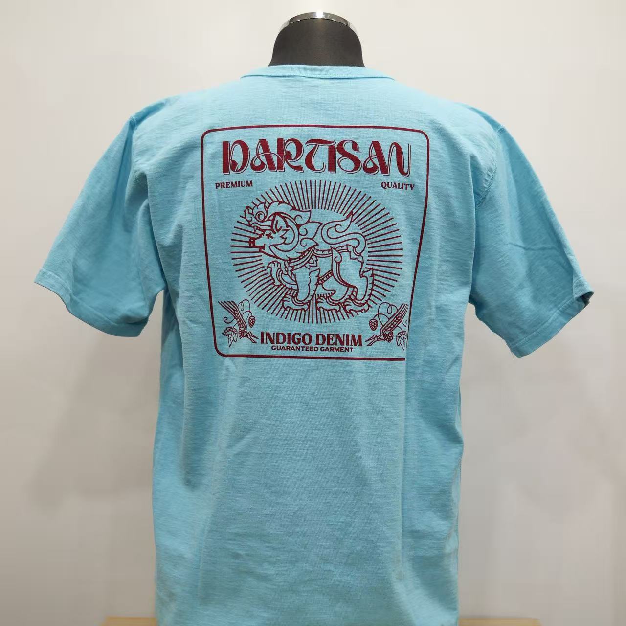 STUDIO D'ARTISAN  吊り編みプリントTシャツ【8179A】