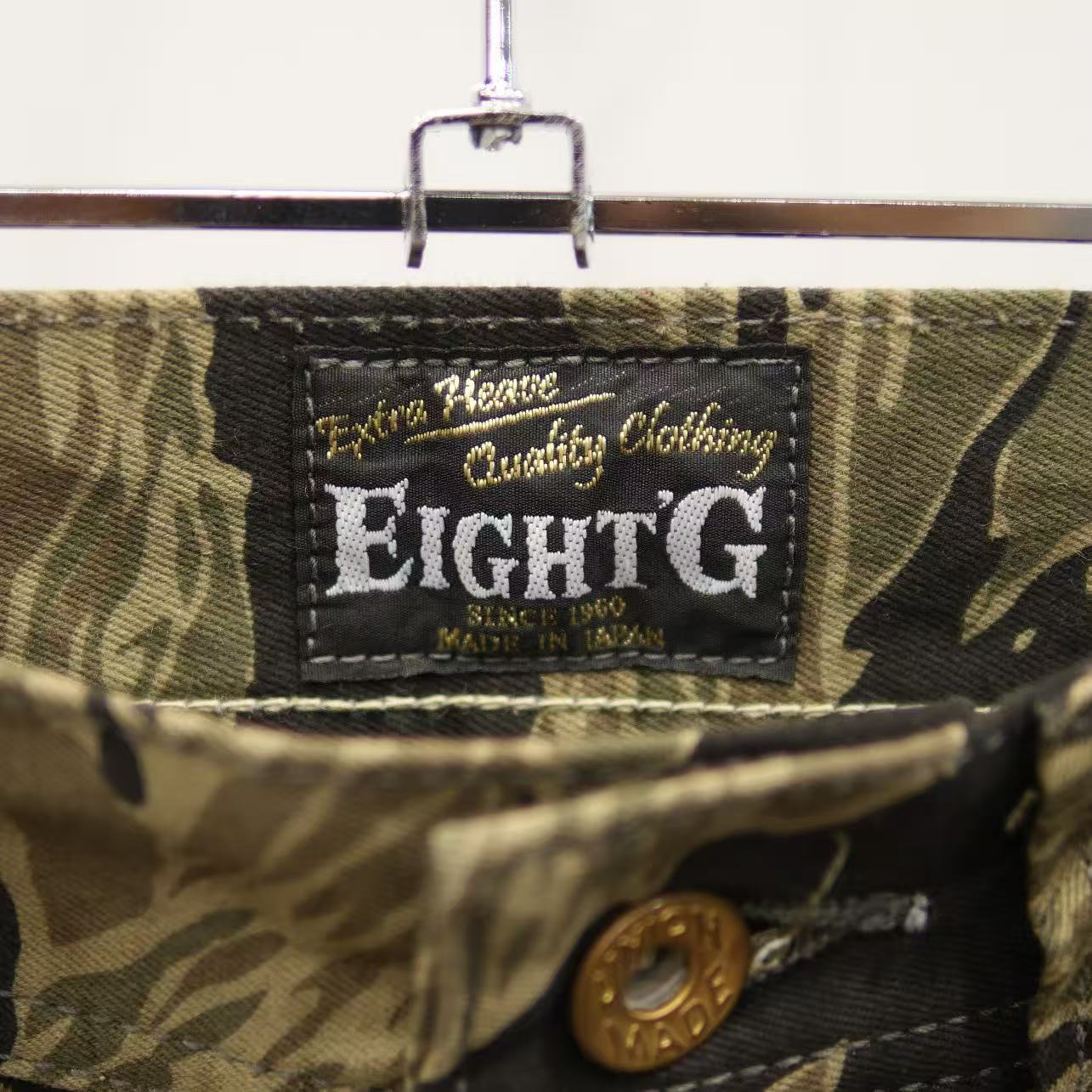 EIGHT-G(エイトジー)　JOHN WAYNE TIGER SHORT PANTS カモフラージュ柄ショートパンツ　8SP-17