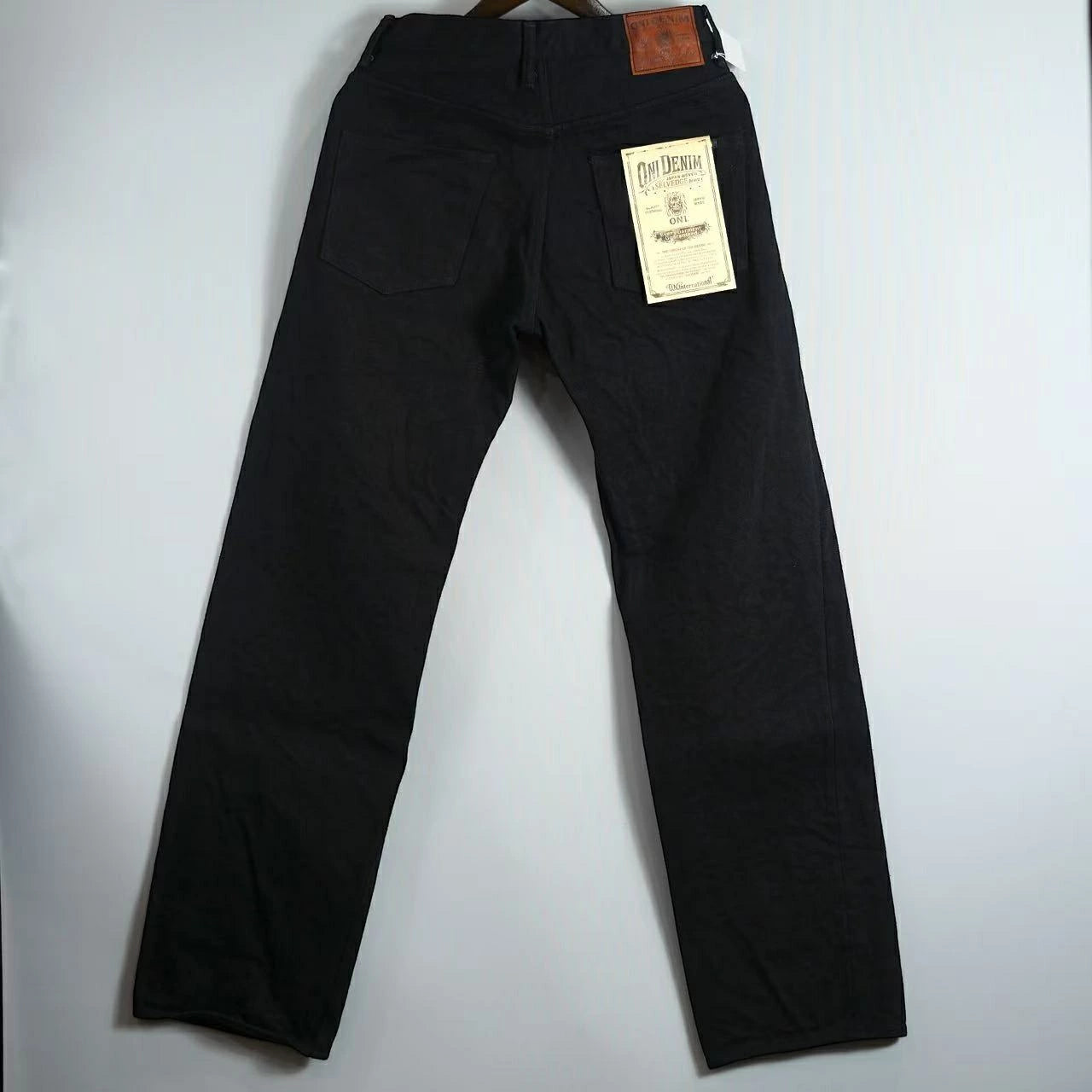 鬼デニム ONI DENIM 20ozワイドストレートジーンズ 【200ZR-BKBK】