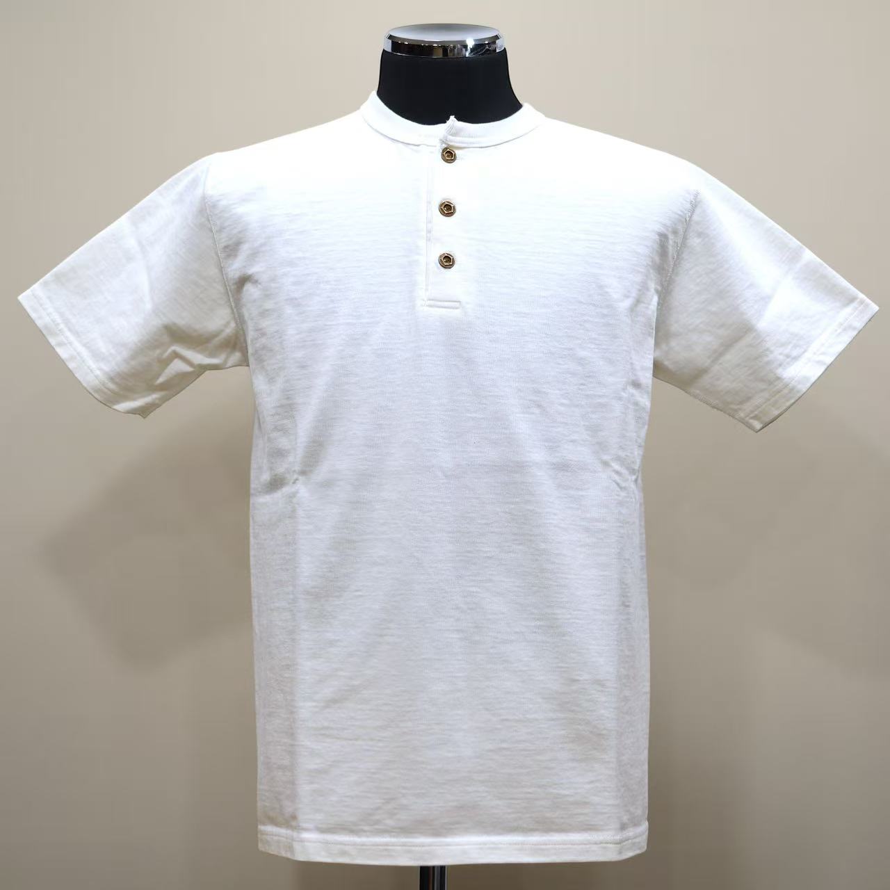 STUDIO D'ARTISAN - スヴィンゴールド丸胴ヘンリーネックTシャツ【8174】