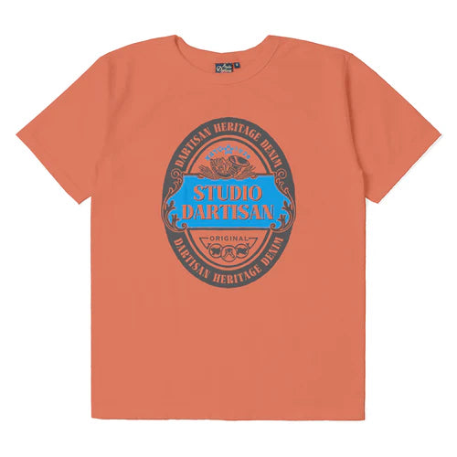 STUDIO D'ARTISAN  吊り編みプリントTシャツ【8179B】