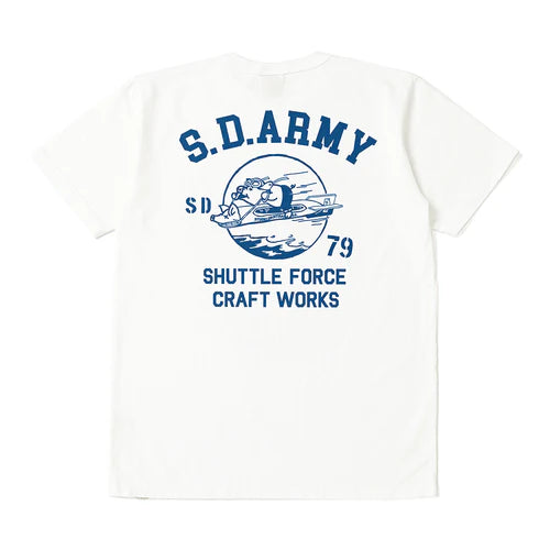 STUDIO D'ARTISAN　USAコットンプリントTシャツ【8182B】