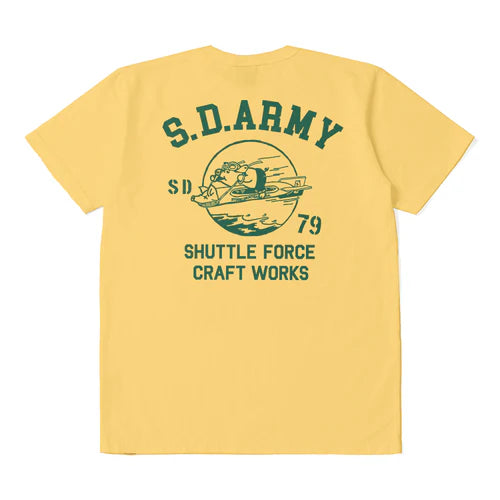 STUDIO D'ARTISAN　USAコットンプリントTシャツ【8182B】