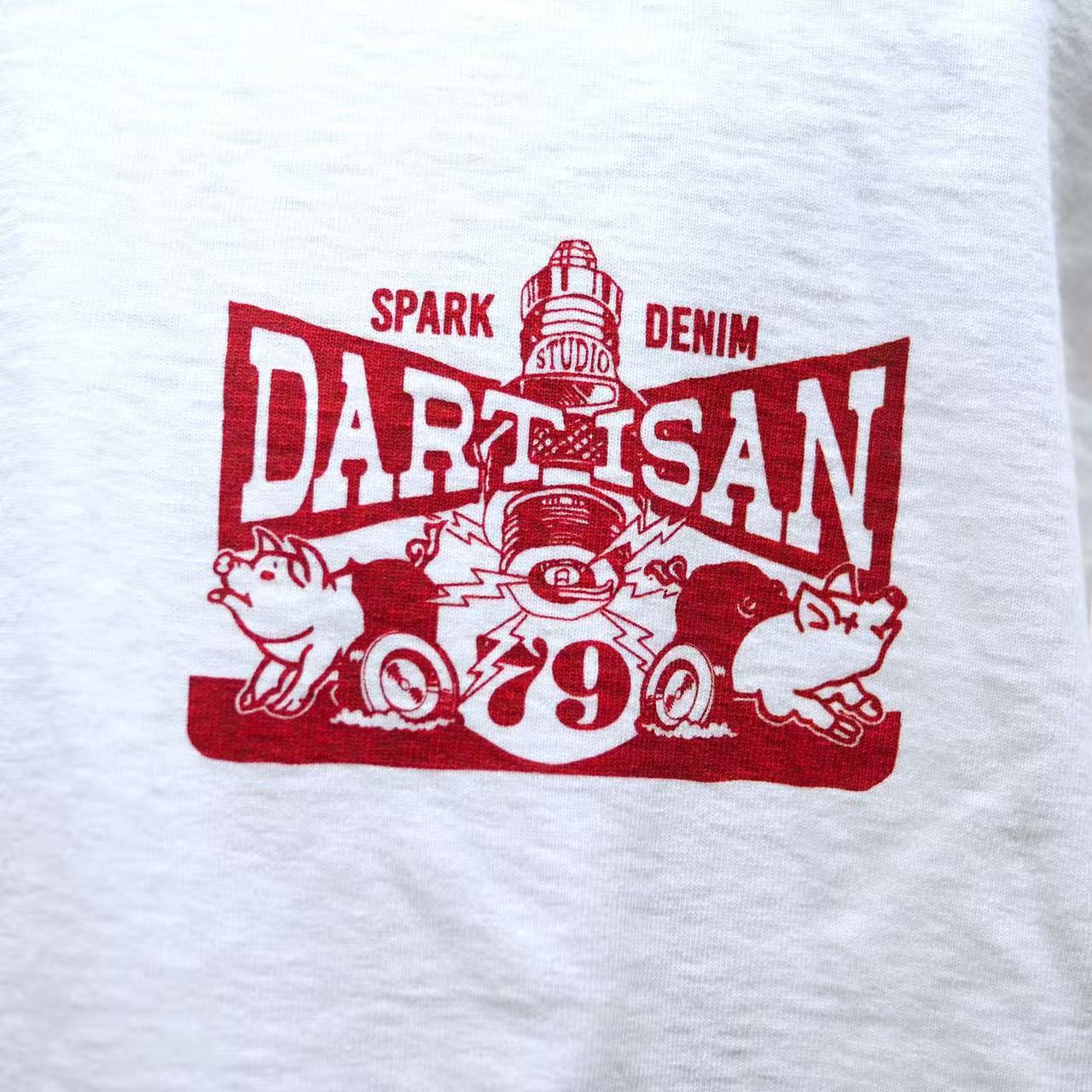 STUDIO D'ARTISAN  吊り編み 4本針フラットシーマ仕様 Tシャツ【8231A】