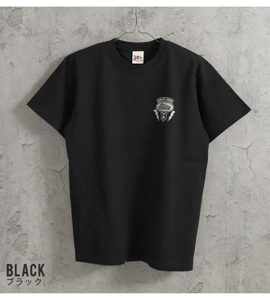 EIGHT-G(エイトジー)　SHORT SLEEVE T-SHIRT "GENUINE JEANS" プリント半袖Tシャツ　	8ST-TS45