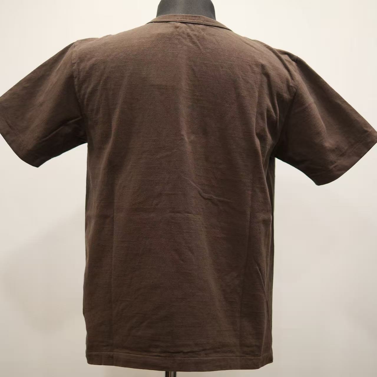 STUDIO D'ARTISAN  石川台吊編み天竺ヘンリーネックTシャツ【8205】