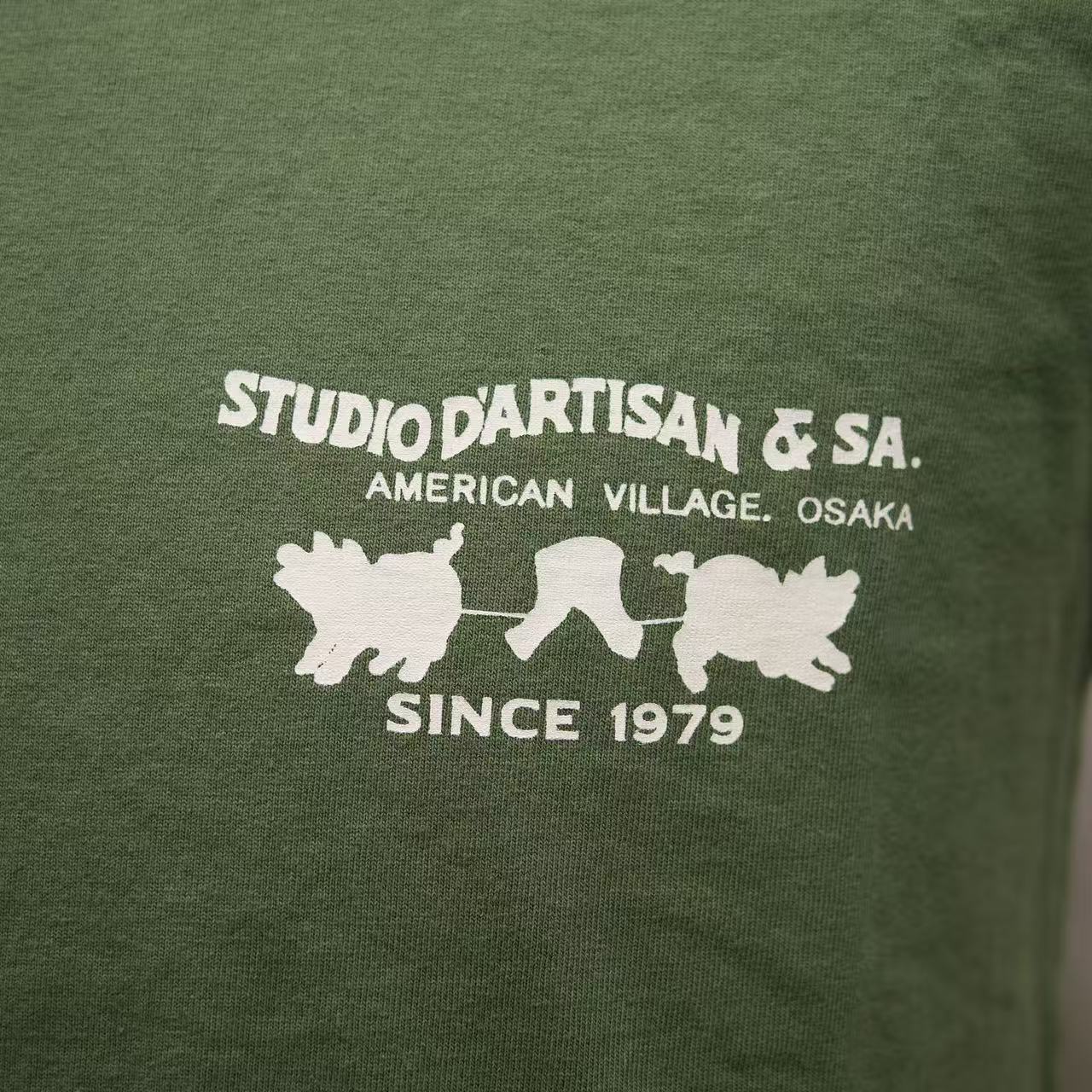 STUDIO D'ARTISAN - USAコットン定番プリントTシャツ【8235】