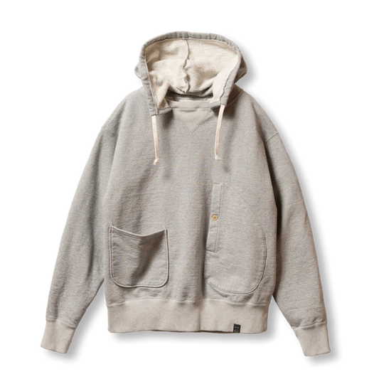 PREQUEL  C1009 Sweat Hoodie   スウェットフーディー   グレ－/ネイビー