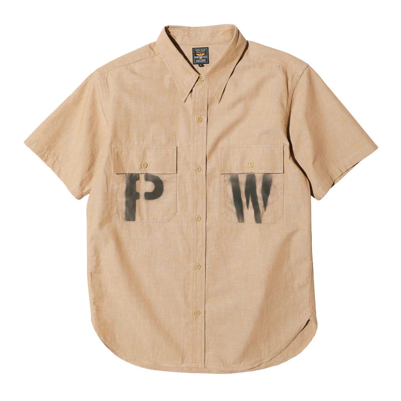 JELADO  S/S Officer Shirt PW Stencil Custom【CT21114B】