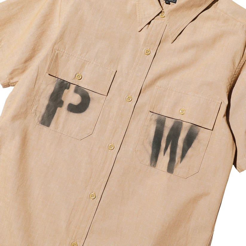 JELADO  S/S Officer Shirt PW Stencil Custom【CT21114B】