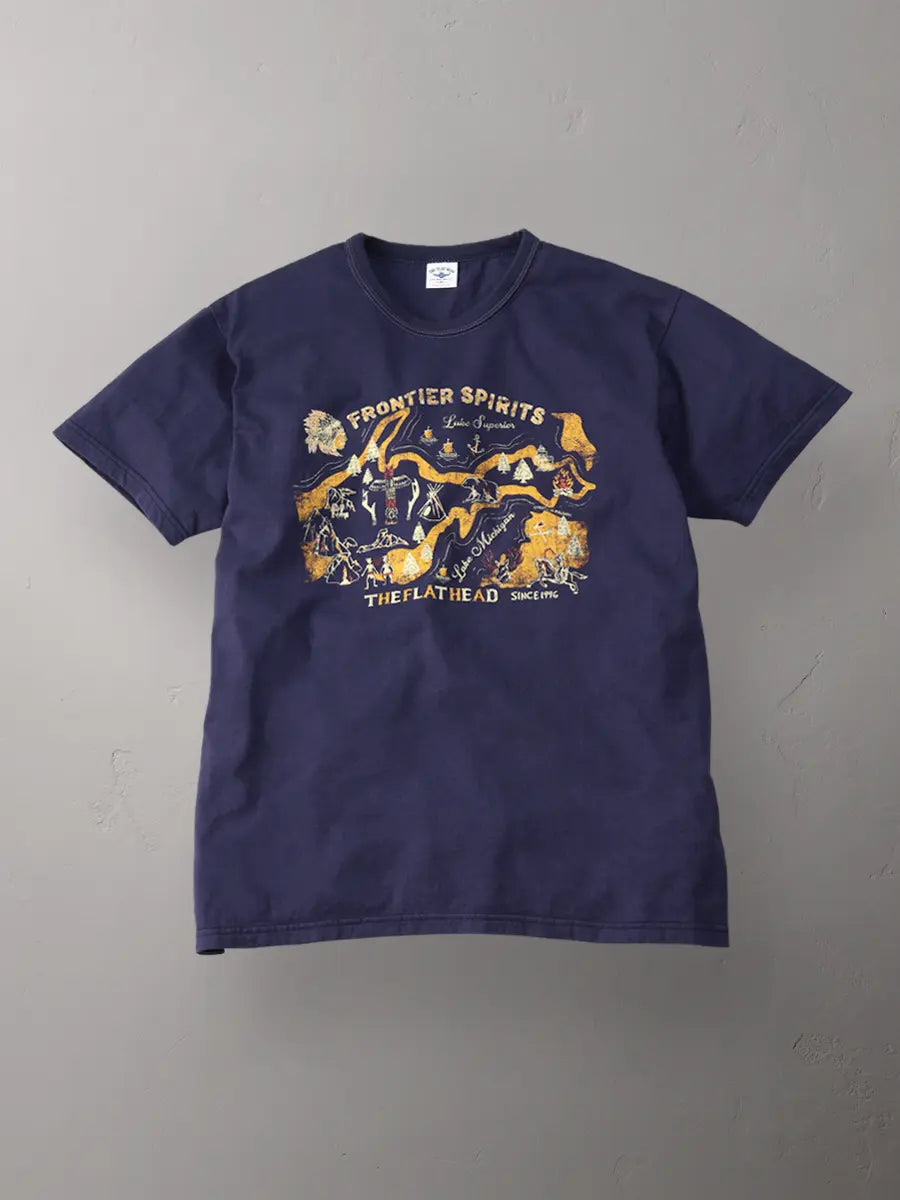 3本針の1本外し Tシャツ FN-THC-056