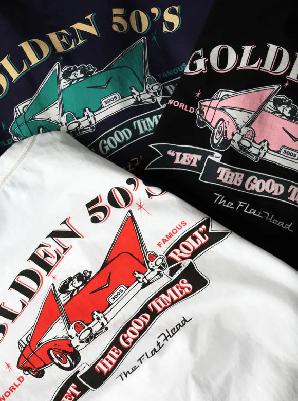 3本針の1本外し Tシャツ FN-THC-063
