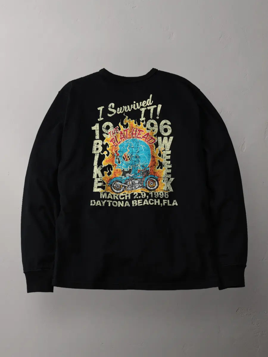 吊り生地 双糸 ロングスリーブTシャツ FN-TML-103