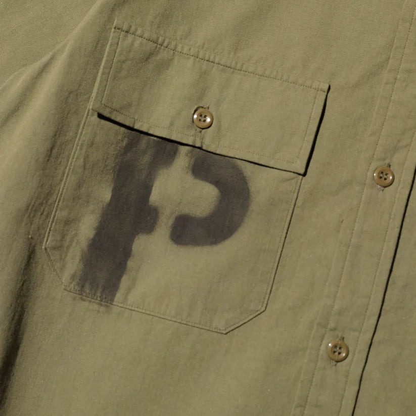 JELADO  S/S Officer Shirt PW Stencil Custom【CT21114B】