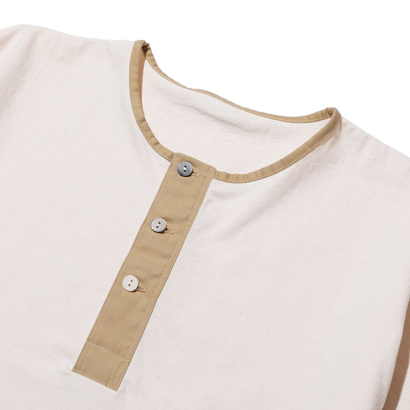The 2 Monkeys - The 2 Monkeys Classic Henley Shirt【TM12244】