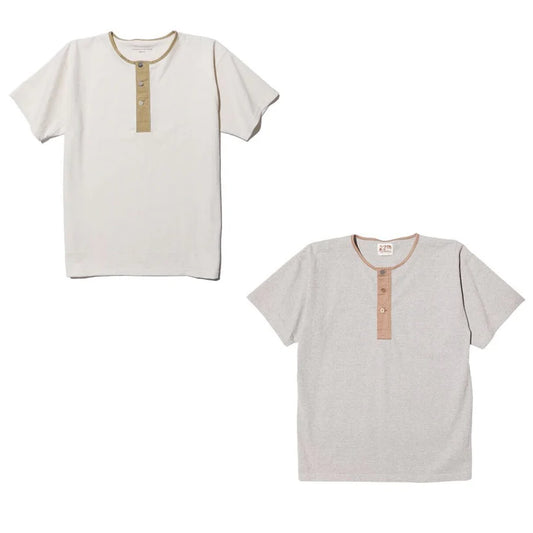 The 2 Monkeys - The 2 Monkeys Classic Henley Shirt【TM12244】