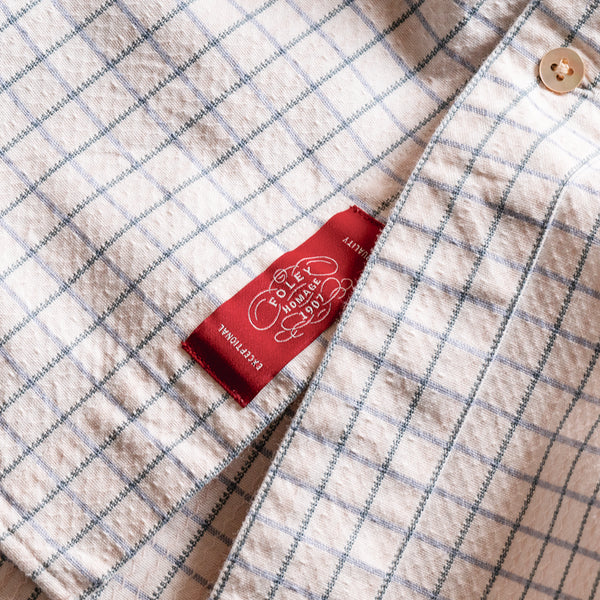 S1002 Relief Check Shirt　レリーフチェックシャツ