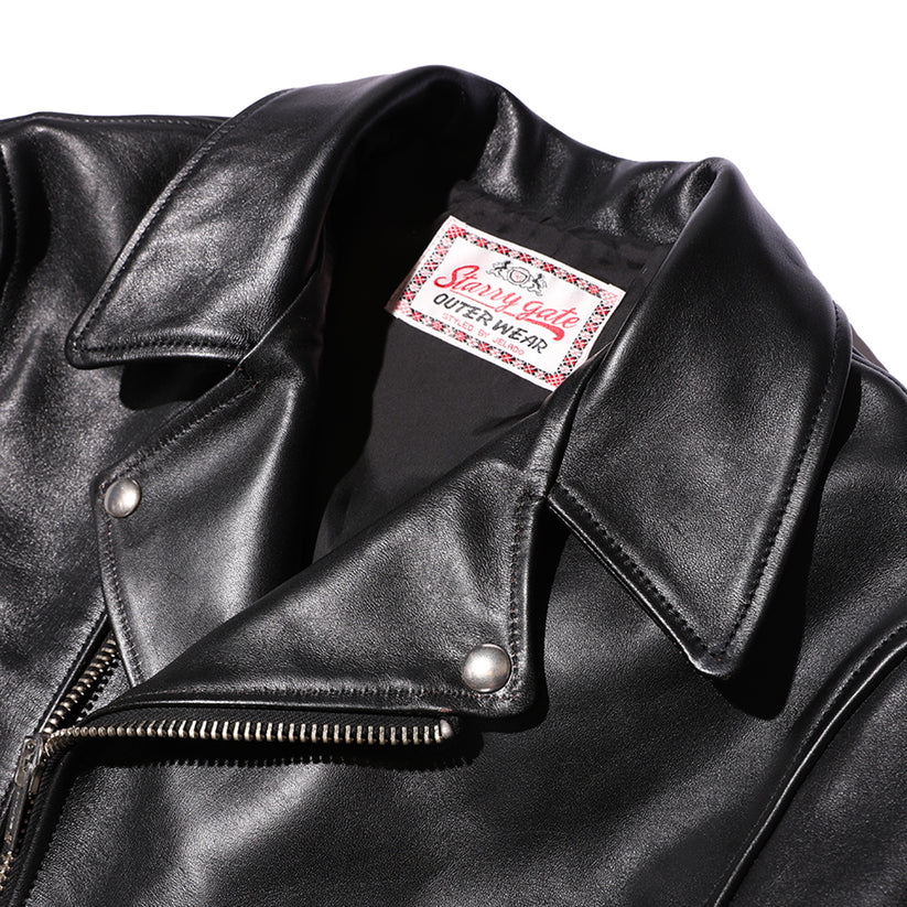 JELADO - Rebel Jacket Horse Hide Semi Aniline Finish Black【SG71428】