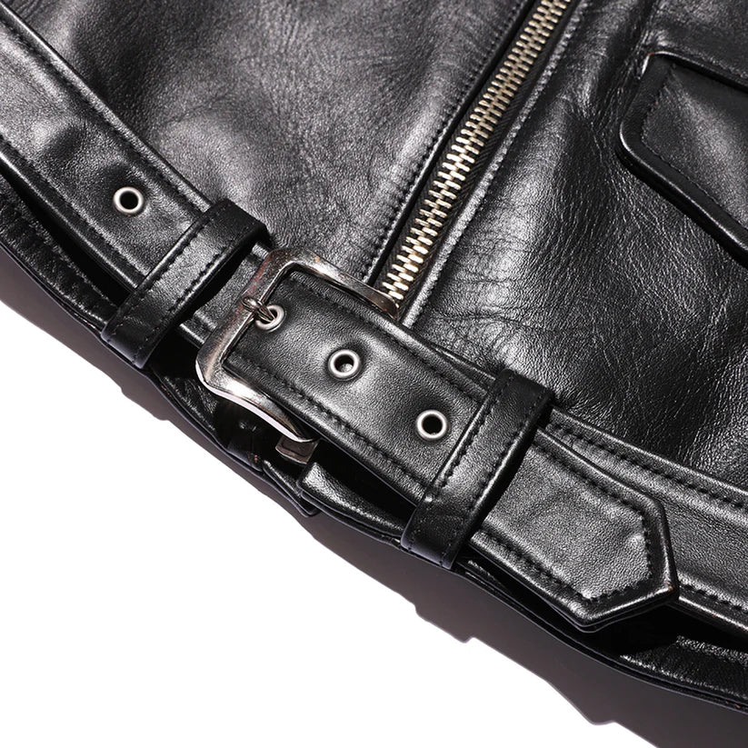 JELADO - Rebel Jacket Horse Hide Semi Aniline Finish Black【SG71428】