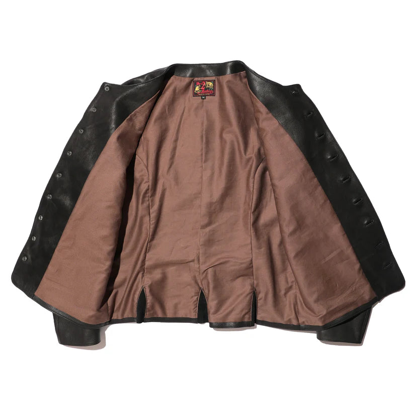 JELADO  The 2 Monkeys Round-neck Leather Waistcoat【TM03430】