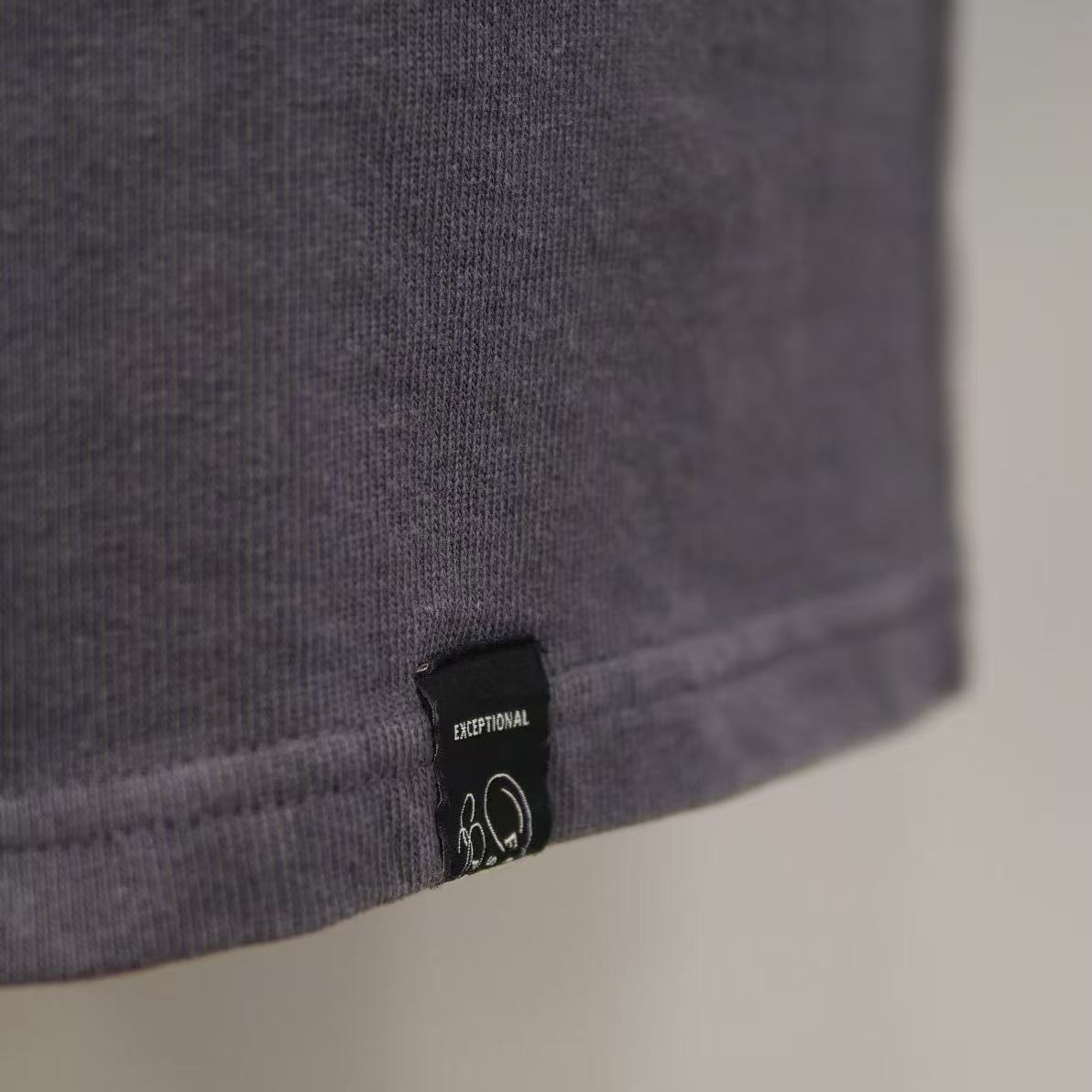 PREQUEL　C1016 Stiff Cotton Henley T-shirt  ヘンリーTシャツ