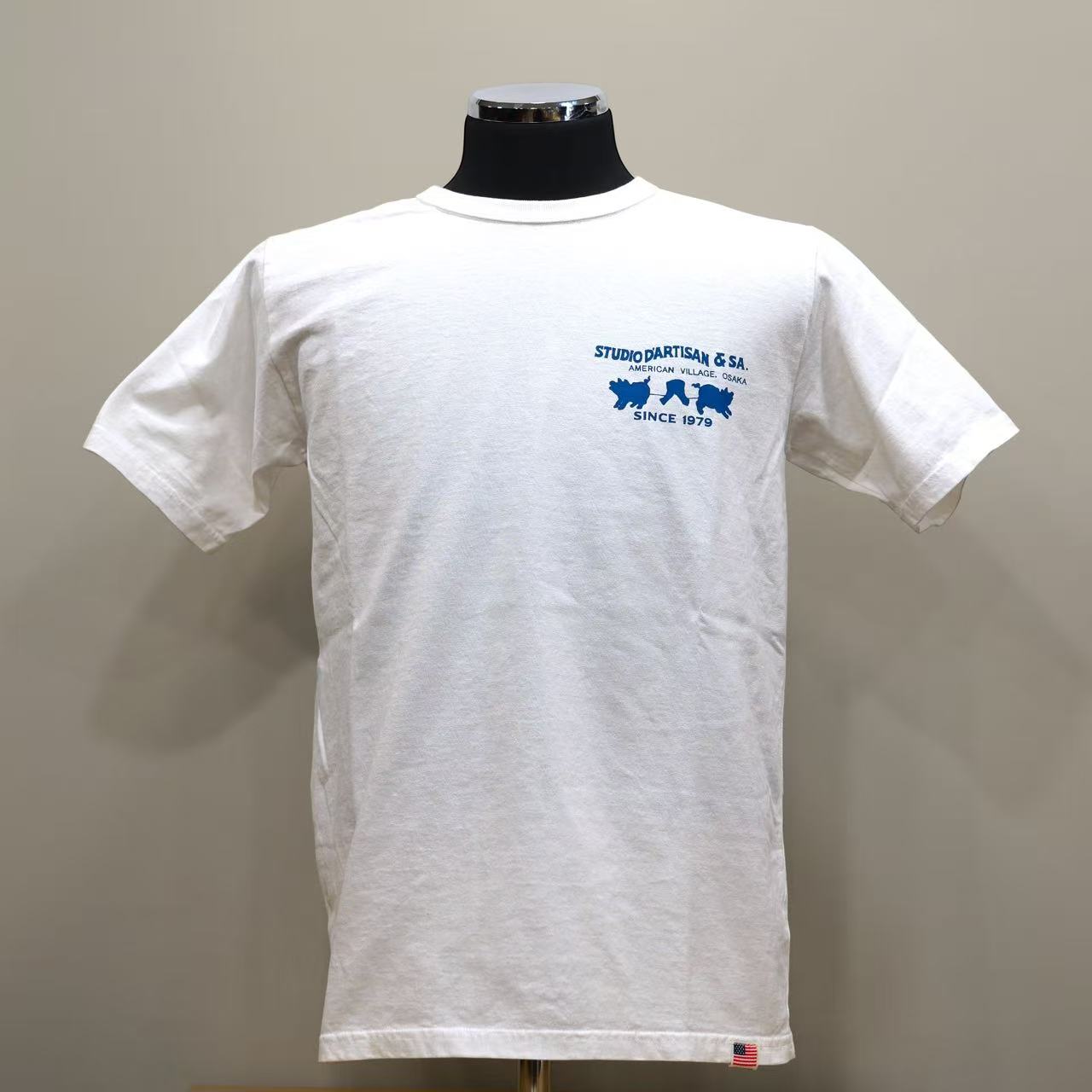 STUDIO D'ARTISAN - USAコットン定番プリントTシャツ【8235】